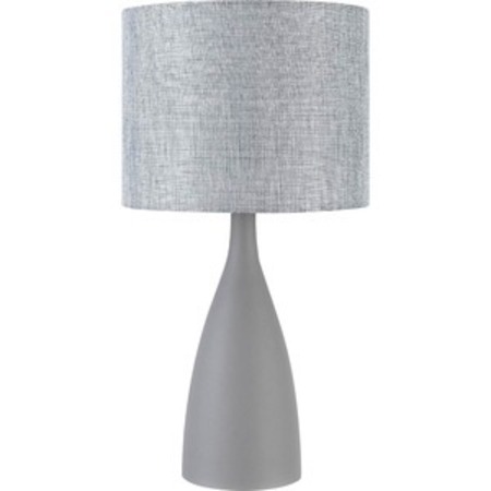 LORELL Lamp, Table, Gray LLR03133
